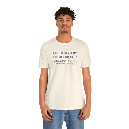 Political Pizza T-Shirt, Voting, Pizza Lovers