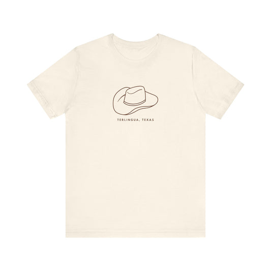Western Cowboy Hat T-Shirt, Terlingua Texas