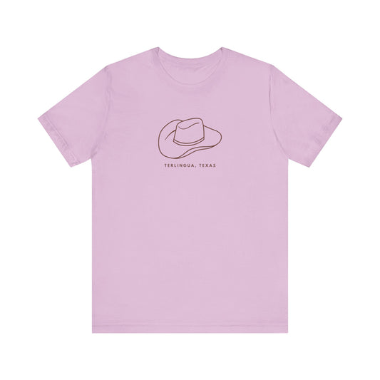 Western Cowboy Hat T-Shirt, Terlingua Texas