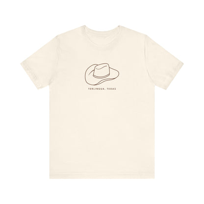 Western Cowboy Hat T-Shirt, Terlingua Texas