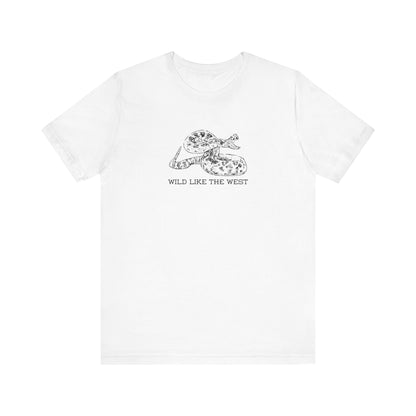 Wild like the West T-Shirt, Terlingua, Unisex, Rattlesnake