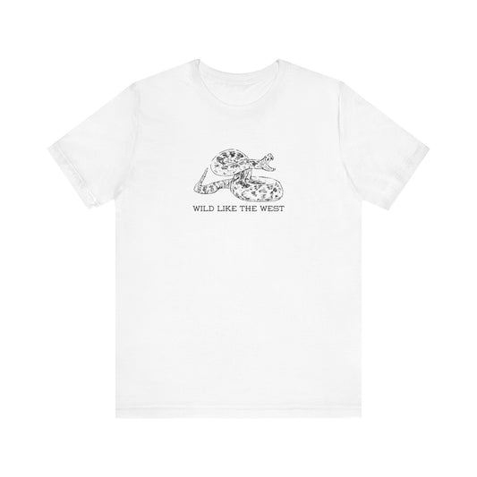 Wild like the West T-Shirt, Terlingua, Unisex, Rattlesnake