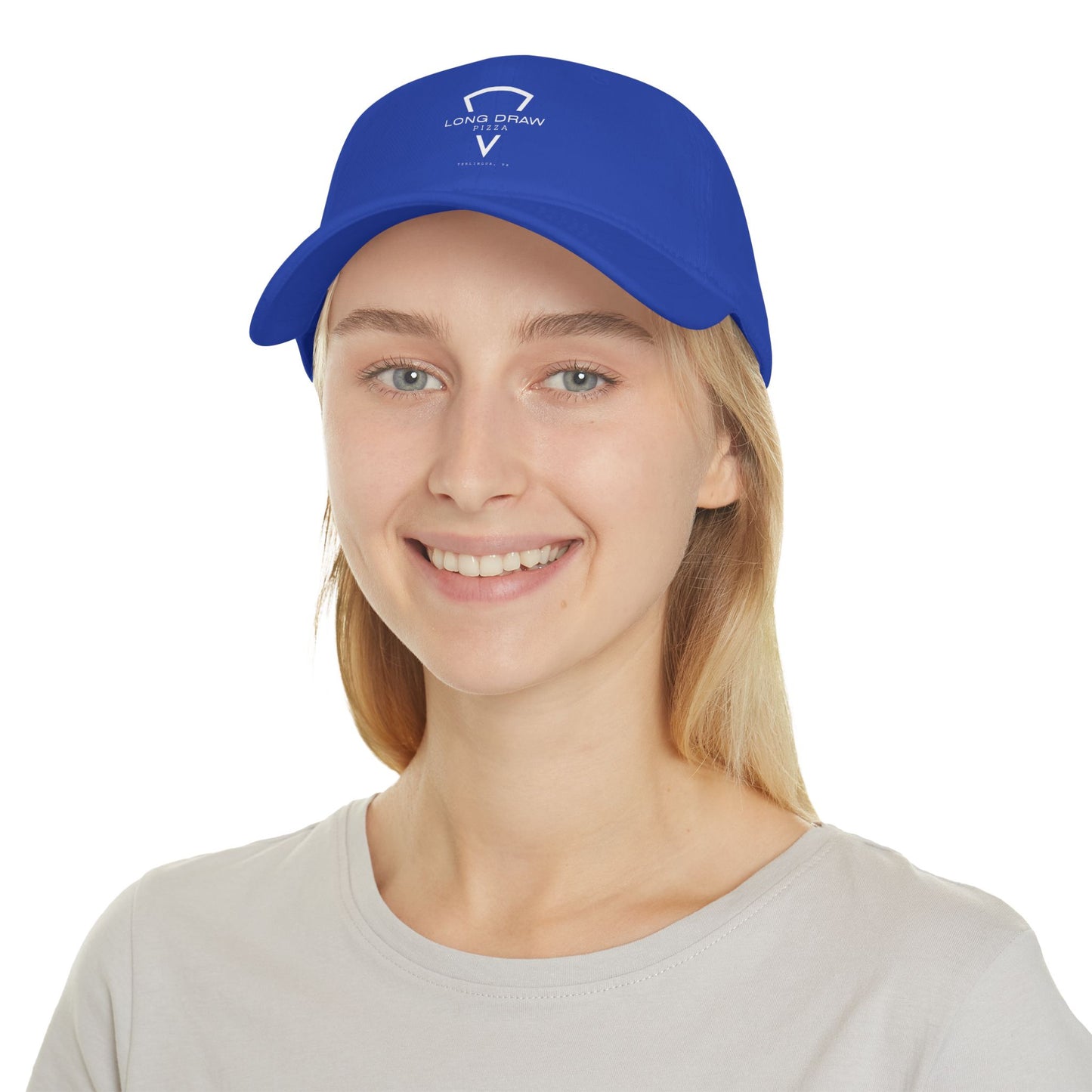 Long Draw Pizza Low Profile Baseball Cap, Unisex