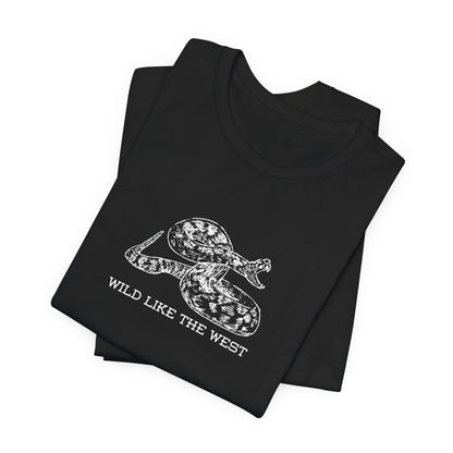 Wild like the West T-Shirt, Terlingua, Unisex, Rattlesnake