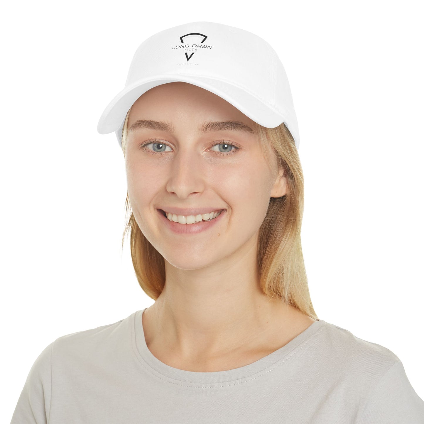 Long Draw Pizza Low Profile Baseball Cap, Unisex