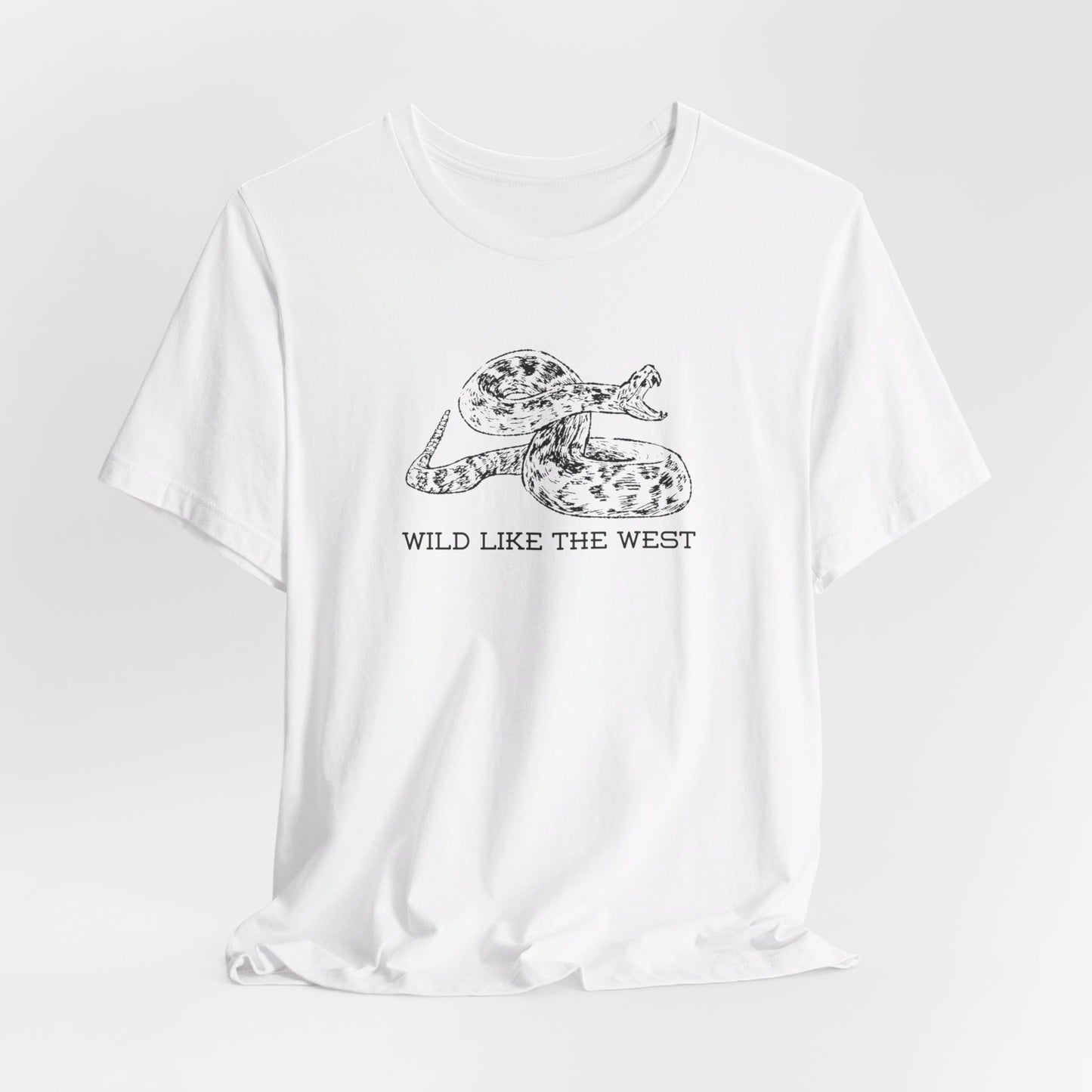 Wild like the West T-Shirt, Terlingua, Unisex, Rattlesnake