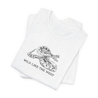 Wild like the West T-Shirt, Terlingua, Unisex, Rattlesnake