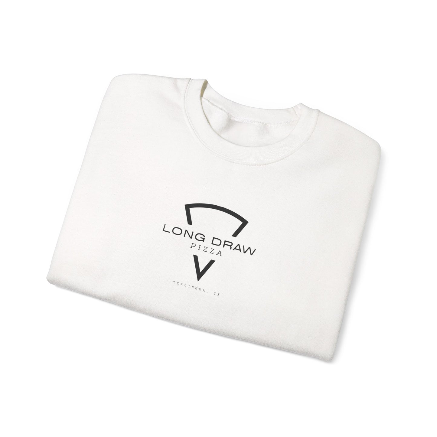 Original Long Draw Pizza Logo Crewneck Sweatshirt