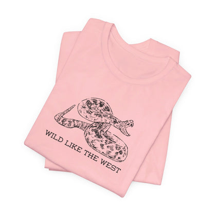 Wild like the West T-Shirt, Terlingua, Unisex, Rattlesnake