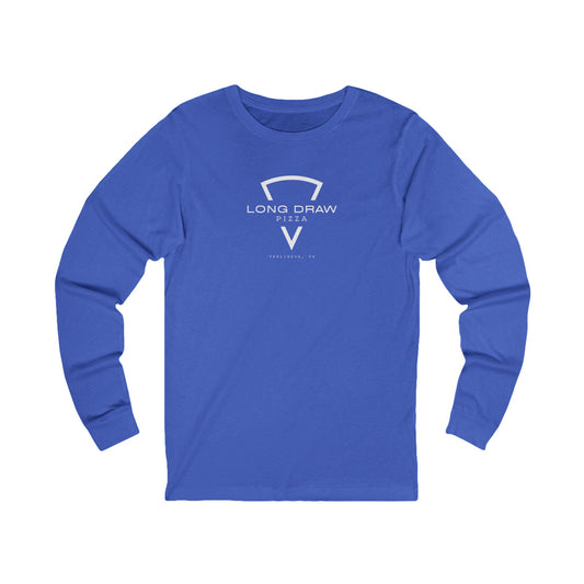 Long Draw Pizza Logo, Jersey Long Sleeve, Unisex