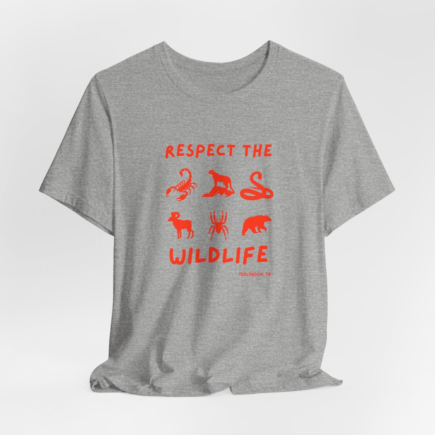 Respect the Wildlife T-Shirt, Unisex,Terlingua