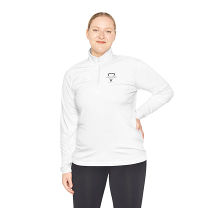 Long Draw Pizza Logo Unisex Quarter-Zip Pullover