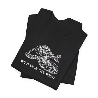 Wild like the West T-Shirt, Terlingua, Unisex, Rattlesnake