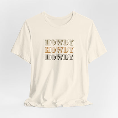 Howdy Western T-Shirt, Unisex
