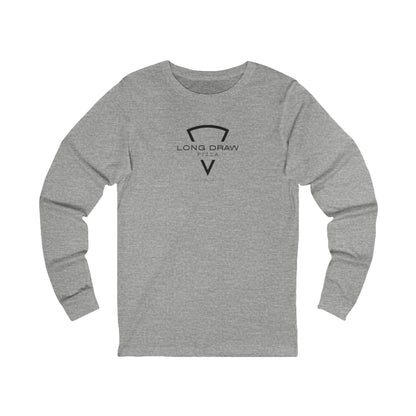 Long Draw Pizza Logo, Jersey Long Sleeve, Unisex