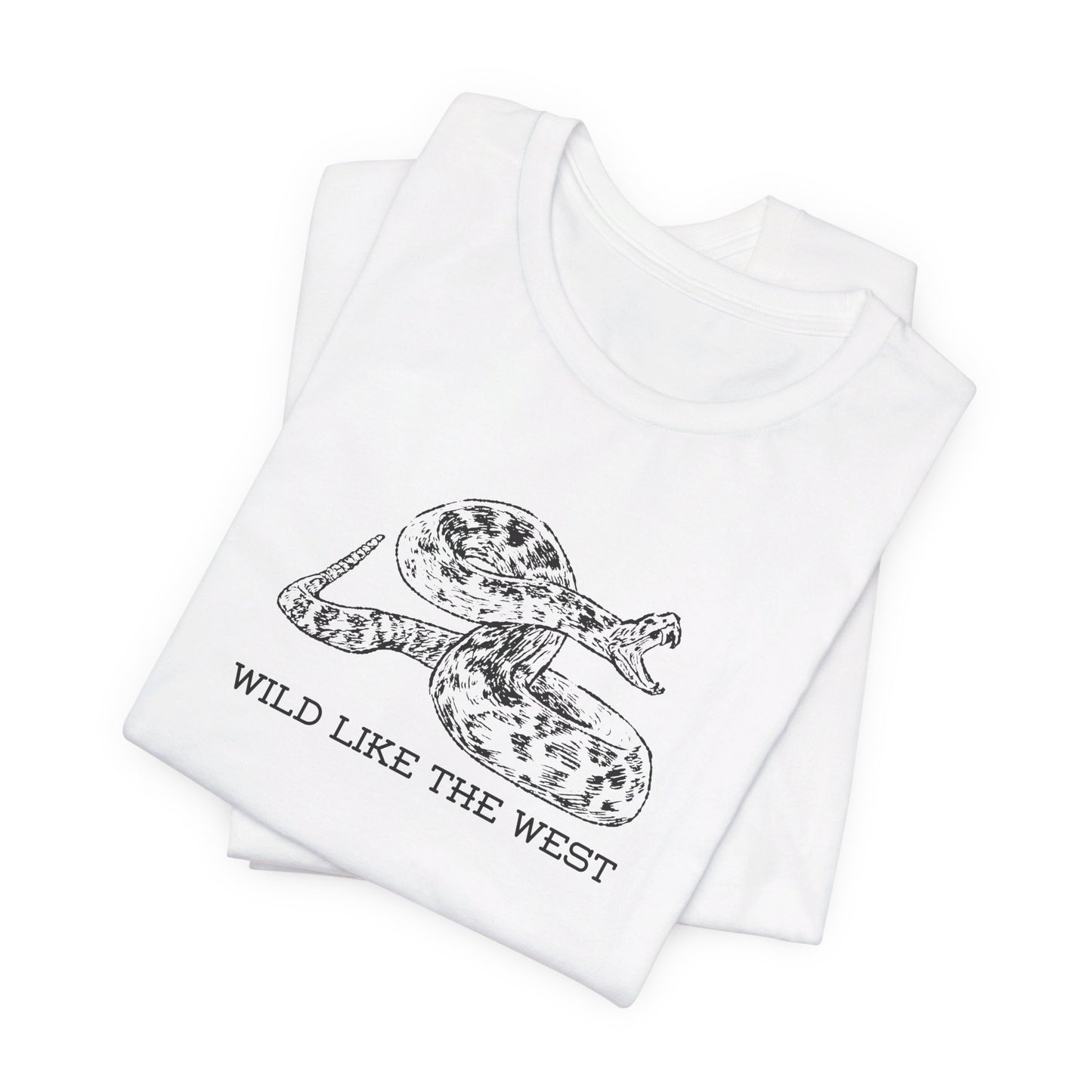 Wild like the West T-Shirt, Terlingua, Unisex, Rattlesnake