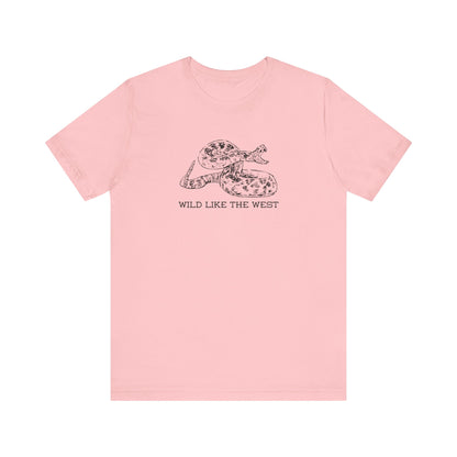 Wild like the West T-Shirt, Terlingua, Unisex, Rattlesnake