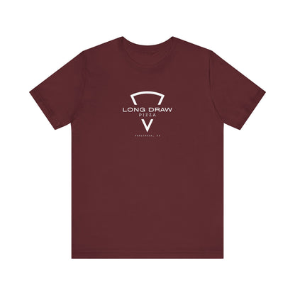 Long Draw Pizza Logo T-Shirt, Unisex