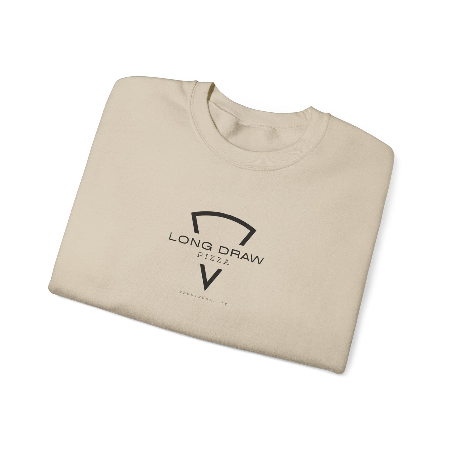 Original Long Draw Pizza Logo Crewneck Sweatshirt