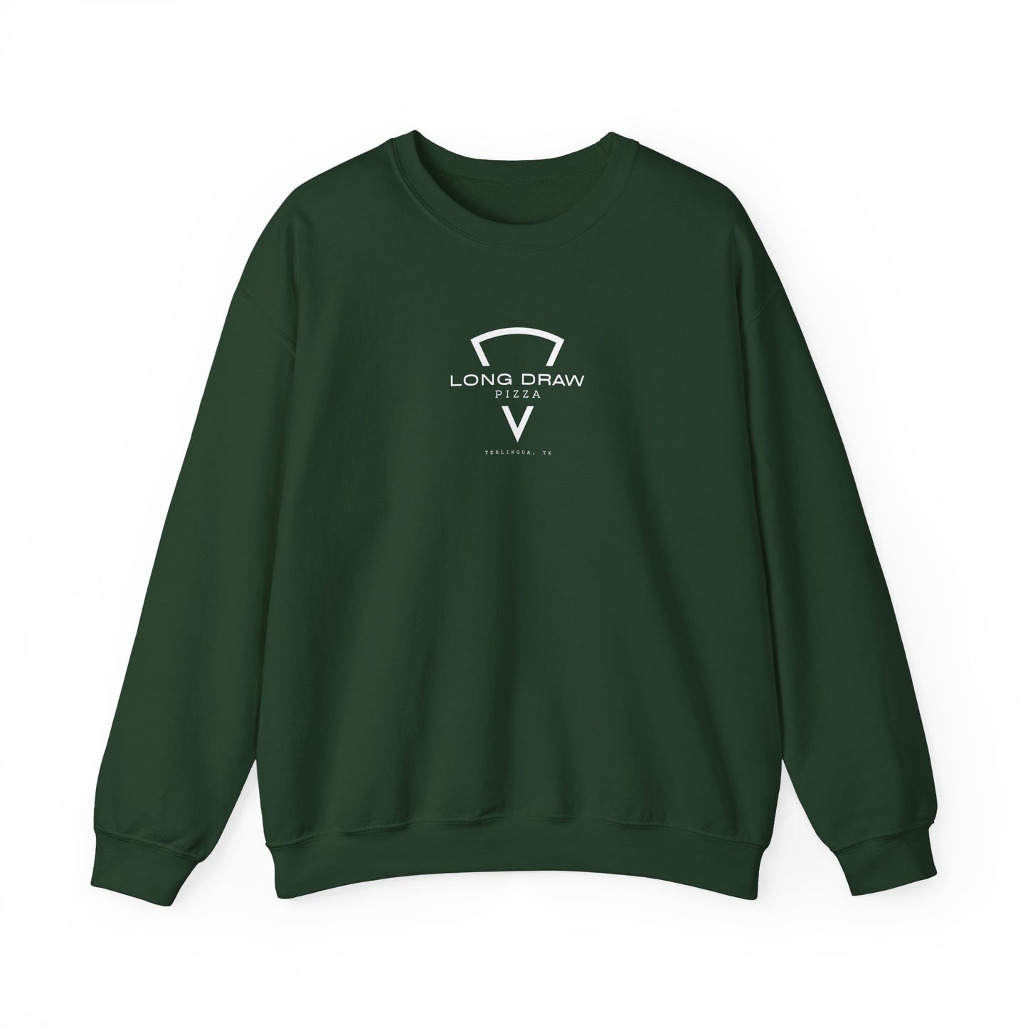 Original Long Draw Pizza Logo Crewneck Sweatshirt