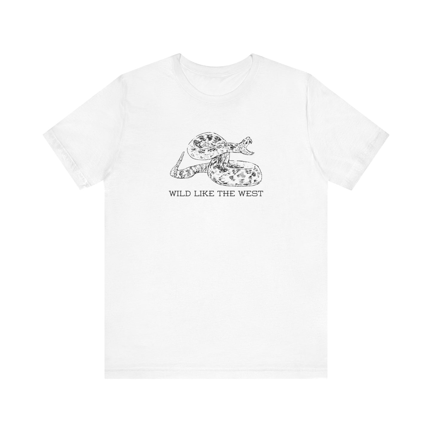 Wild like the West T-Shirt, Terlingua, Unisex, Rattlesnake