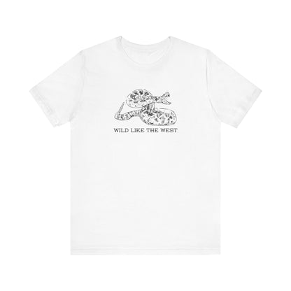 Wild like the West T-Shirt, Terlingua, Unisex, Rattlesnake