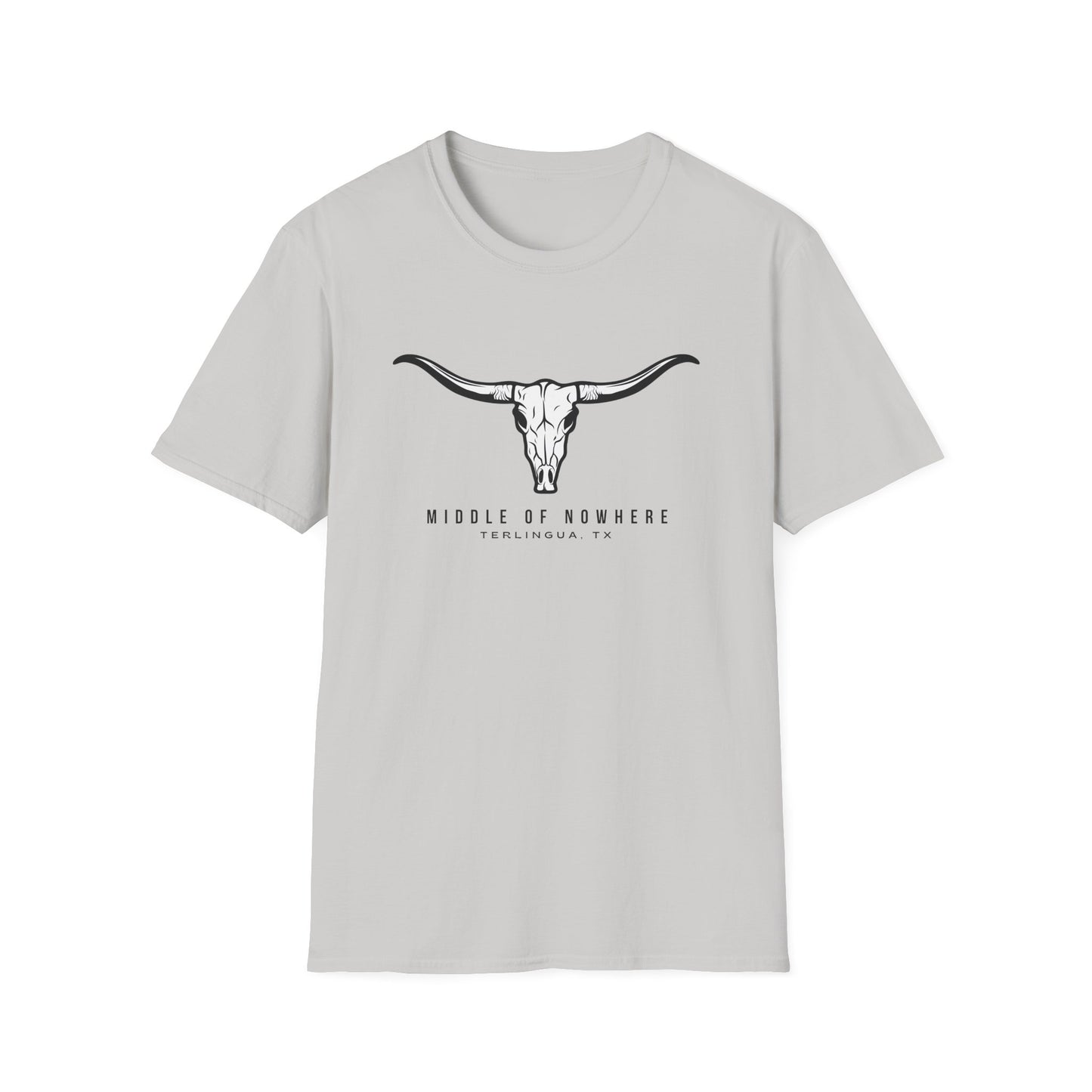 Middle of Nowhere Longhorn TerlinguaT-Shirt, Unisex