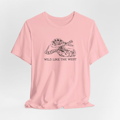 Wild like the West T-Shirt, Terlingua, Unisex, Rattlesnake