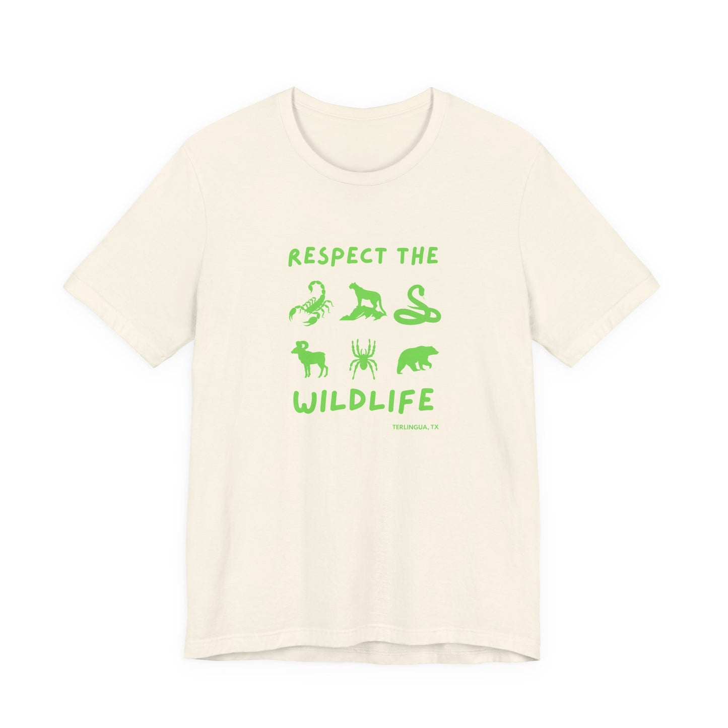 Respect the Wildlife T-Shirt, Unisex,Terlingua