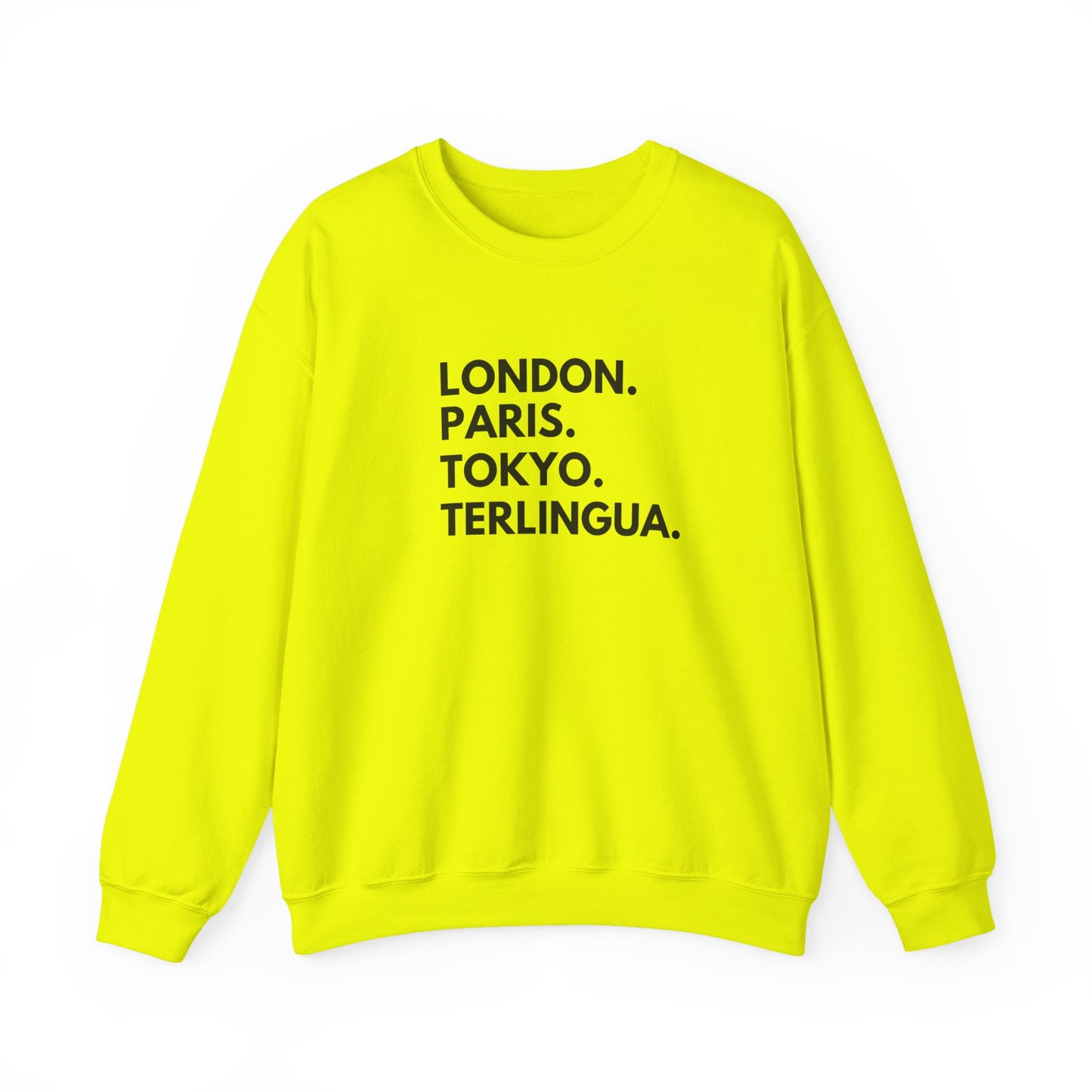 London Paris Tokyo Terlingua Crewneck Sweatshirt, Unisex