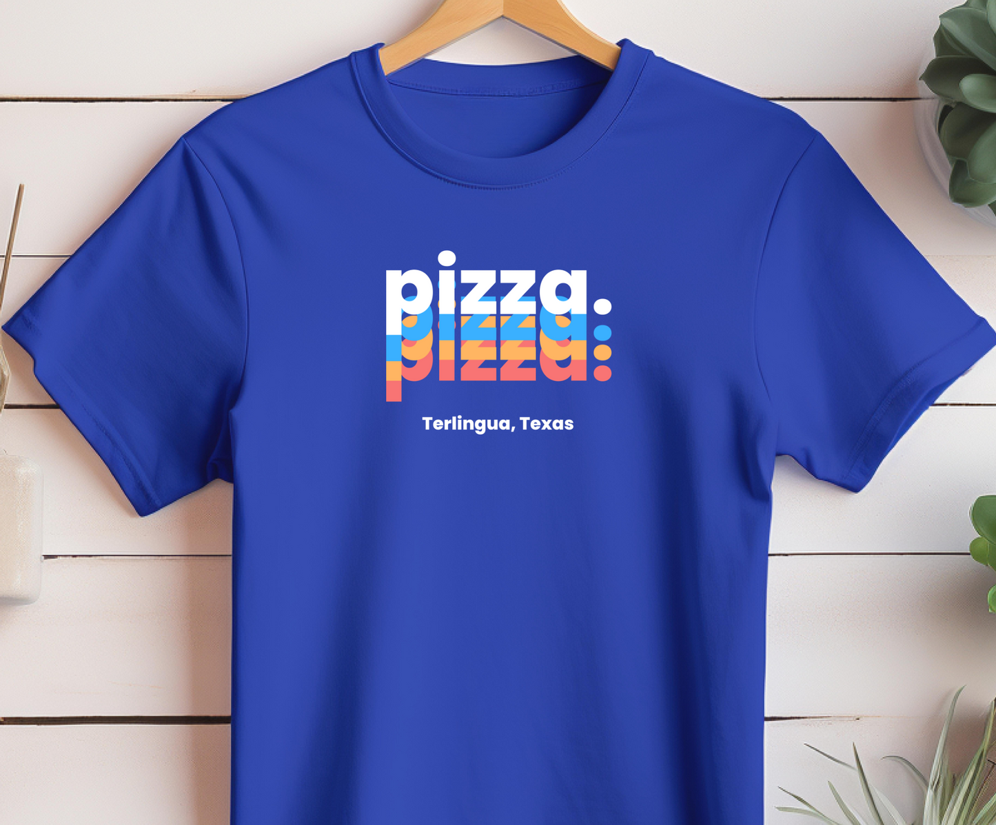 Pizza T-Shirt, Long Draw Pizza