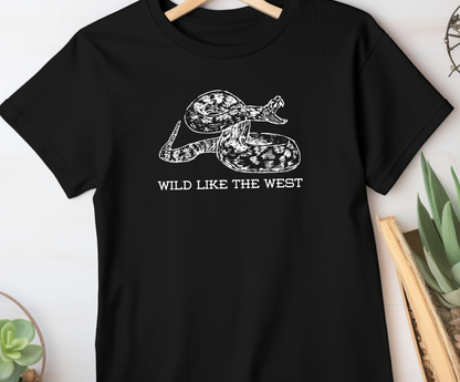 Wild like the West T-Shirt, Terlingua, Unisex, Rattlesnake