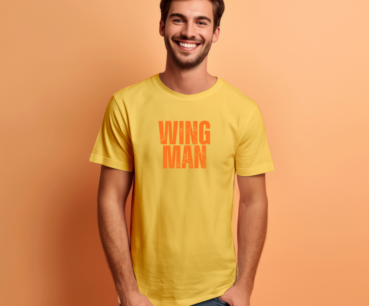 Wing Man T-Shirt, Long Draw Pizza, Terlingua